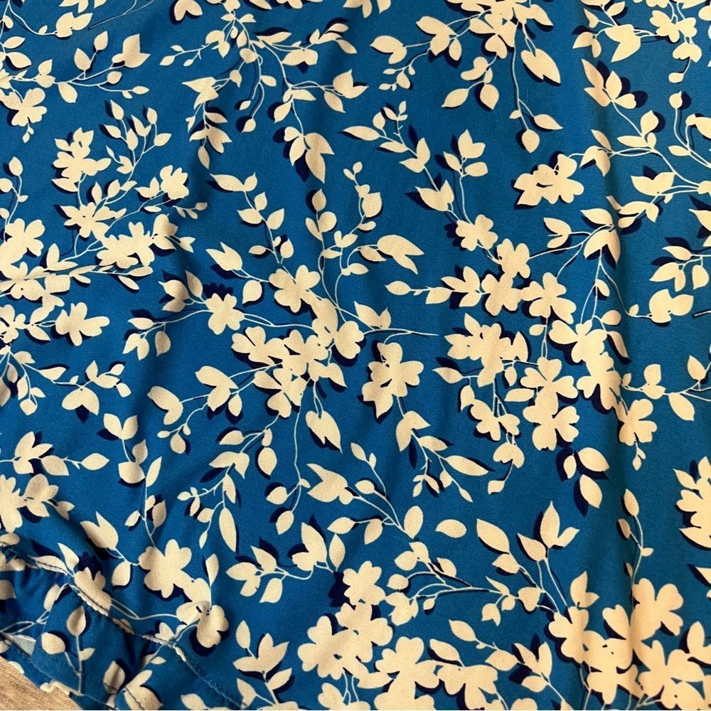 Draper James Blue Floral Tank Dress, Size XXL/XXXL - Picture 2 of 7